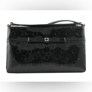 Kate Spade Camellia Street Amy Patent Leather Black Crossbody Purse. EUC